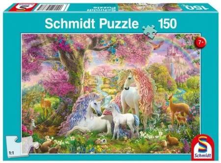 Puzzle 150 Rodzina jednorożców G3 - Schmidt