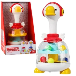 Bączek z kuleczkami zjeżdżalnia dla kulek gęś - Leantoys