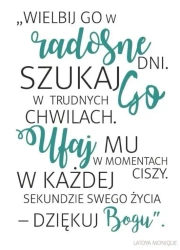 A Kartka składana - Wielbij go w radosne dni - Szaron