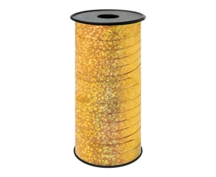 Tasiemka holograficzna złota 92m - Godan