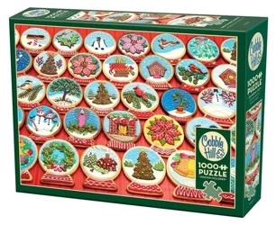 Puzzle 1000 Ciasteczka w kształcie śnieżnej kuli - Cobble Hill