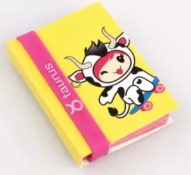 Zodiak - notatnik z opaską na rękę - Byk - Thinking Gifts