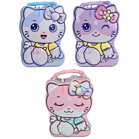 Skarbonka kotek kłódka MIX - Trifox