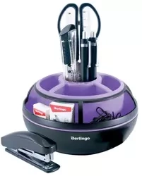 Organizer obrotowy Instinct czarno-fioletowy + 9el - Berlingo