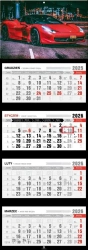 Kalendarz 2026 czterodzieny premium lux car - Pan Kalendarzyk
