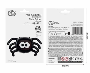 Balon foliowy Uroczy pająk 89x47cm - Godan