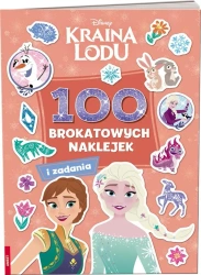 Kraina Lodu. 100 Brokatowych naklejek - praca zbiorowa