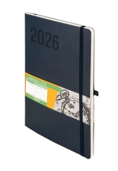 Kalendarz 2026 B5 Impresja granatowy TDW - Antra