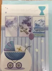 Karnet chrzest B6 Premium 7 + koperta - Panorama