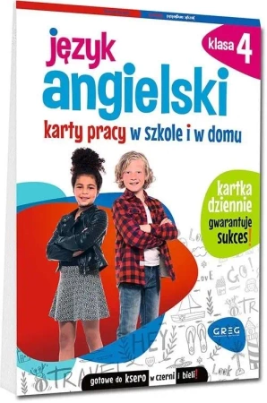 Język angielski Karty pracy w szkole i w domu SP 4 - praca zbiorowa