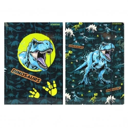 Teczka z gumką A4 Dino Glow mix - STARPAK