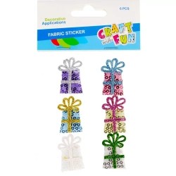 Ozdoba dekoracyjna Mater Prezent samoprzylepna 6pcs Cf