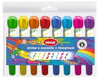 Mazaki z pieczątkami 8szt - Beniamin