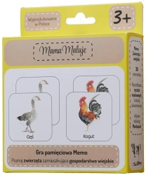 Memo Zwierzęta Wiejskie - Mama Maluje