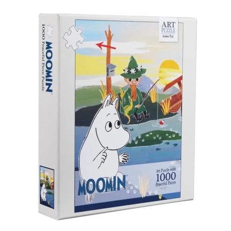 Puzzle 1000 Artystyczne Muminki Na Moście - Barbo Toys