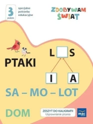 Zdobywam świat Zeszyt do kaligrafii Poziom 3 - Justyna Hadryś