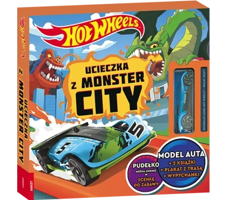 Mattel Hot Wheels. Ucieczka z Monster City - praca zbiorowa