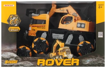 Auto ciężarowe. Koparka 42x27x22 - Mega Creative