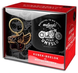 Zestaw kubek + brelok Hobby - Motocykl - Pan Dragon