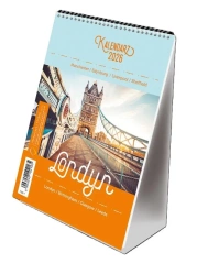 Kalendarz 2026 B6 pionowy ze spiralką Londyn - praca zbiorowa