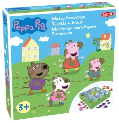 Gra planszowa Świnka Peppa Tupotki w błocie (Muddy Footsteps) - Tactic Games