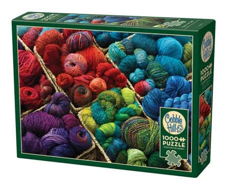Puzzle 1000 Kłębki włóczki 112197 - Cobble Hill