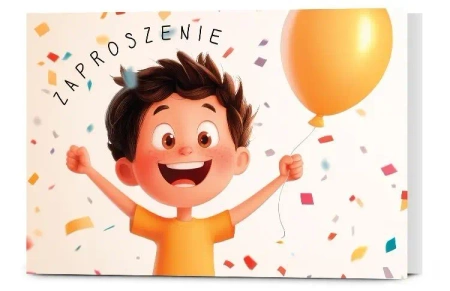 Zaproszenie Urodziny (10szt) - Pan Dragon