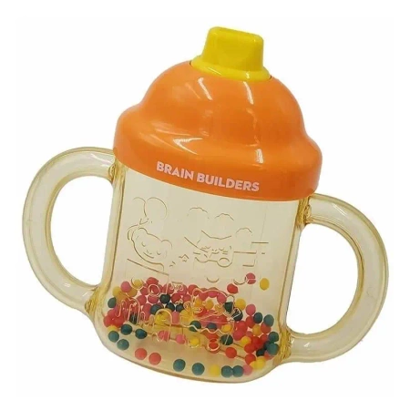 Grzechotka i gryzak Moje pierwsze słowo - Brain Builders