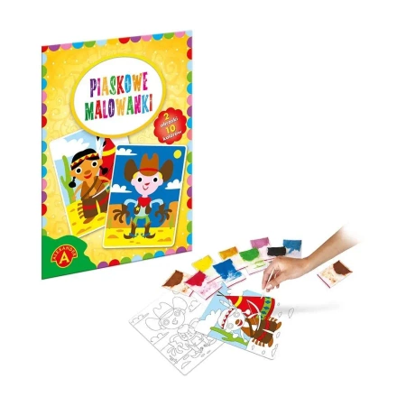 Piaskowe malowanki - Kowboj i Indianin ALEX - Alexander