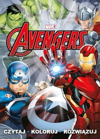 Czytaj rozwiązuj koloruj. Marvel Avengers - praca zbiorowa