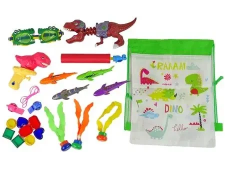 Zestaw zabawek do nurkowania dinozaur - Leantoys