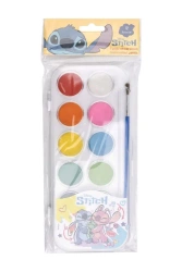 Farby akwarelowe 12 kolorów Stitch - Beniamin
