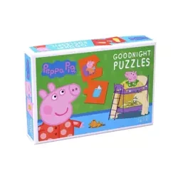 Puzzle na Dobranoc Świnka Peppa 20 el. - Barbo Toys