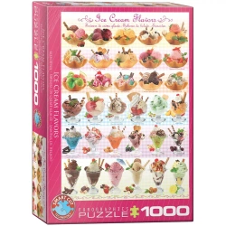 Puzzle 1000 Ice Cream Flavours 6000-0590 - Eurographics