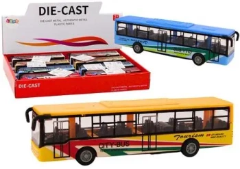Autobus Miejski z napędem frykcyjnym 15cm MIX - Leantoys