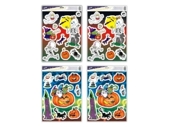 Naklejka Halloween 30x42cm MIX - MFP