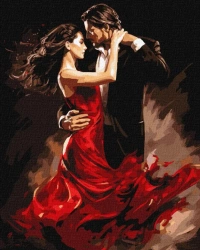 Malowanie po numerach - Tango miłości 40x50cm - Ideyka