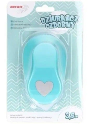 Dziurkacz ozdobny - Serce 3,8cm MIX - Brewis