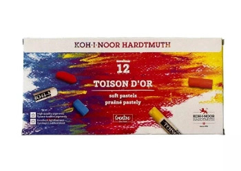 Kredki Pastele Toison D'or 12 kolorów - Koh-I-Noor