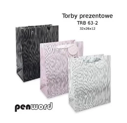 Torebka prezentowa 32x26x12cm MIX - Penword