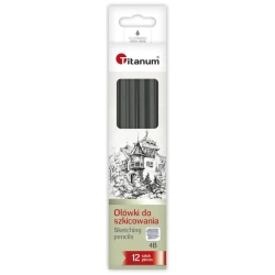 Ołówki do szkicowania 4B 12szt - Praca zbiorowa