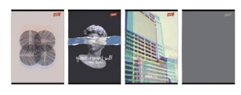 Zeszyt A4/96K linia mix (5szt) - UNIPAP