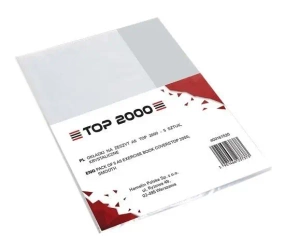 Okładka na zeszyt A5 PP krytaliczna (5szt) TOP2000 - Top 2000