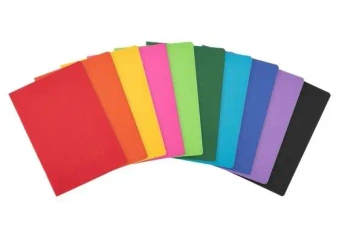 Zeszyt A5/60K linia z marginesem Rainbow (10szt) - HERLITZ