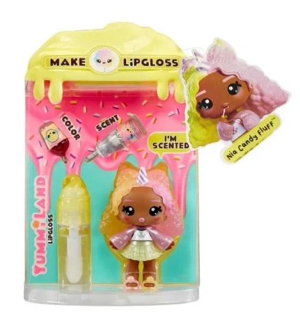 Yummiland Lipgloss Doll - Nia Candy Fluff - MGA
