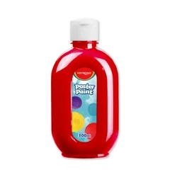 Farba plakatowa 300ml  KEYROAD czerwona