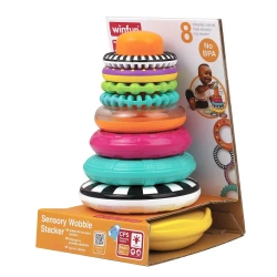 Piramidka sensoryczna 250203 AN01 - SMILY PLAY