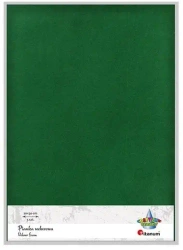 Pianka welurowa 20x30cm zielona 5szt. - Titanum