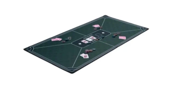 Mata do pokera zielona 118x59cm - Quint