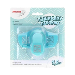 Dziurkacz ozdobny brzegowy - Rozeta 2,5cm - Brewis